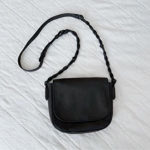 Black Leather Lucky Purse
